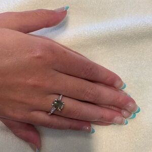 TACORI platinum fancy diamond ring